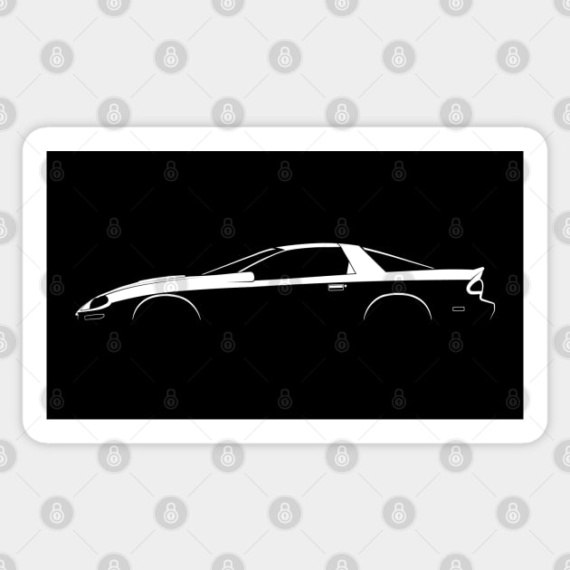 Chevrolet Camaro Z28 (2002) Silhouette Sticker by Car-Silhouettes